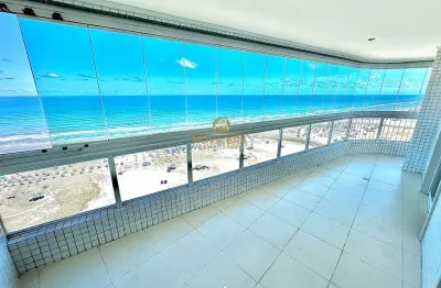 Cobertura duplex frente mar - 4 suítes, piscina, churrasqueira, 3 vagas,