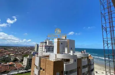 Frente mar!1 suíte com varanda gourmet lazer completo fino acabamento