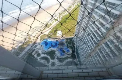 Frente mar, vista livre, planejados, 3 dorm, 1 suíte, 2 vagas, r$ 955 mil