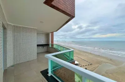 Alto Padrão Frente Mar Entrada R$ 350 Mil  - 2 Dormts 1 Suíte, 2 Vagas, Lazer