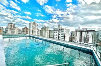 Guilhermina ! r$ 540 mil - novo 2 dormts, 1 suíte, varanda gourmet, 1 vaga