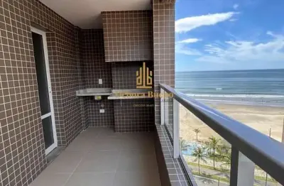 Frente e vista mar ! só r$ 3.400 pacote - 2 dormts 1 suíte, 2 vagas, lazer top
