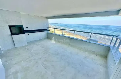 Alto padrão frente mar entrada r$ 349 mil - 3 dormts 3 suítes c/varanda gourmet