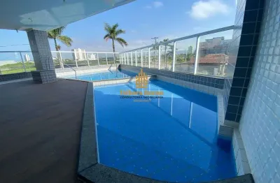 Pé na areia, vista mar, apto 2 suites,  mobiliado, lazer, locação 3500,00