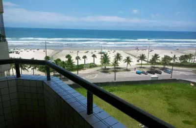 Frente mar sacada vista mar 1 dorm  - 1 vaga de garagem -  vista livre