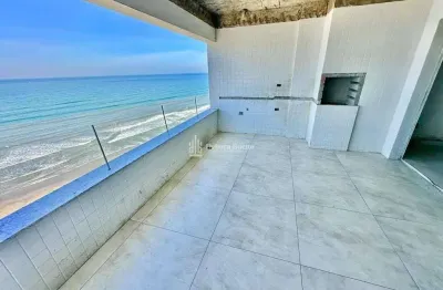 Alto padrão frente mar entrada r$ 436 mil - 3 dormts 2 suítes c/varanda gourmet