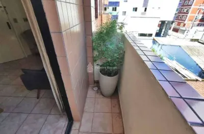 1 dormitório na tupi, com sacada, sala ,cozinha, área de serviço.