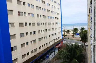 Apartamento pé na areia,  1 dormitório, elevador,  salão de jogos, churrasqueira