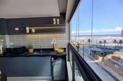 Apartamento novo, vista mar, 2 dormt,  lazer, varanda gourmet, quadra da praia!!