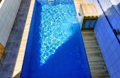 Linda casa na mirim!casa c piscina, espaço gourmet com churrasqueira,2dorm,2vaga