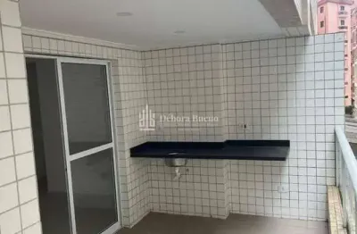 Caiçara, vista mar, 2 dorm, 1 suíte, varanda gourmet, 1 vaga, r$ 395 mil à vista