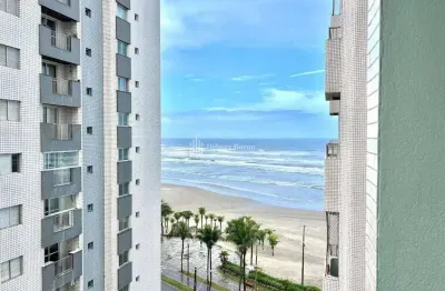 Vista mar mobiliado,2dorm,1vaga,lazer,box guarda volume,360mil aceita banco