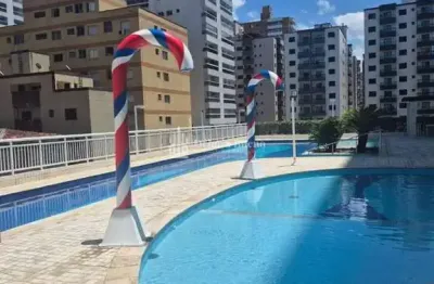 Prôximo a praia, 1 dorms , sacada envidraçada, vista mar, lazer completo, 1 vaga demarcada
