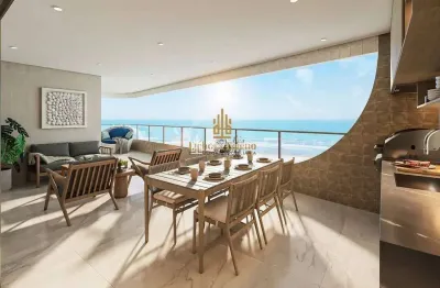 Alto padrao frente mar! 144 luxuoso, sofisticado, 2 e 3 dormit, lazer magnifico, 143 mil entrada,