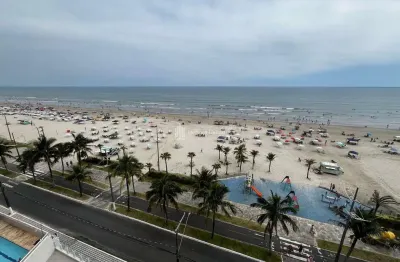 Vista mar total !!! semi-mobiliado 2 dormitorios sacada gourmet churrasqueira a carvao 2 vagas demarcadas lazer completo.