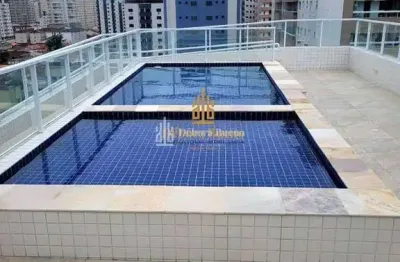 Guilhermina, apto novo 2 dorms, sacada, 3 mil pacote mês, 1 vaga,  lazer