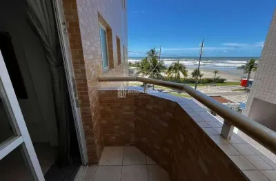 Vista mar !!! 1 dormitorio mobiliado, predio frente mar. Apenas r$ 325 mil