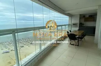 Sofisticado Frente Mar, Mobiliado, Decorado, Luxo, 3Suítes +1dep,