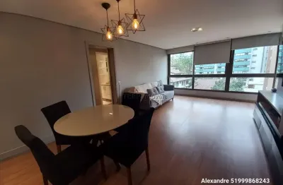 Apartamento padrão 3 dormitórios suíte mobiliado churrasqueira e garagem