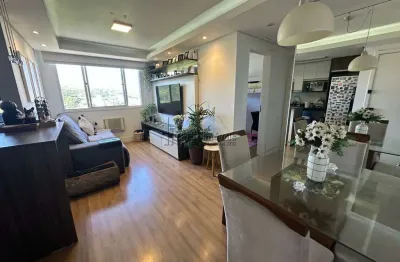 Apartamento padrão 2 dormitórios semi mobiliado com garagem