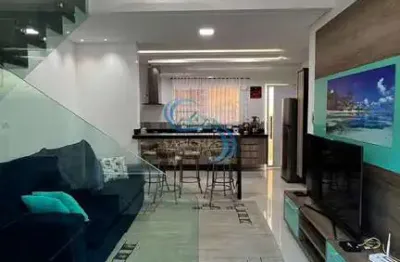 Casa em condomínio fechado com 3 quartos à venda na Avenida Presidente Kennedy, 15375, Vila Caiçara, Praia Grande