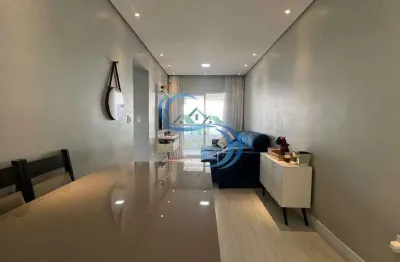 Apartamento com 2 dorms, guilhermina, praia grande - r$ 379 mil, cod: 5593