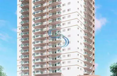 Apartamento com 2 dorms, caiçara, praia grande - r$ 577 mil, cod: 5634