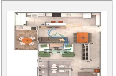 Apartamento com 3 dorms, caiçara, praia grande - r$ 480 mil, cod: 6018