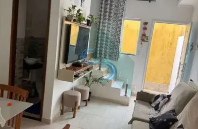 Casa de condomínio com 2 quartos, balneário maracanã, praia grande - r$ 300 mil, cod: 7224