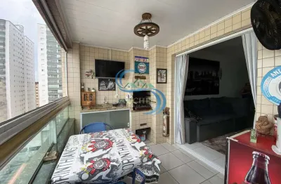 Apartamento com 2 quartos, caiçara, praia grande - r$ 590 mil, cod: 7226