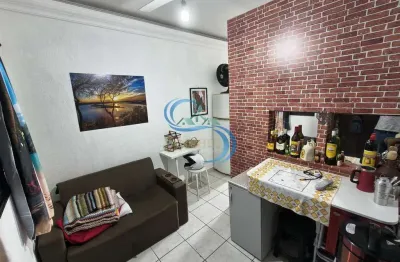 Kitnet com 1 quarto, caiçara, praia grande - r$ 155 mil, cod: 7261