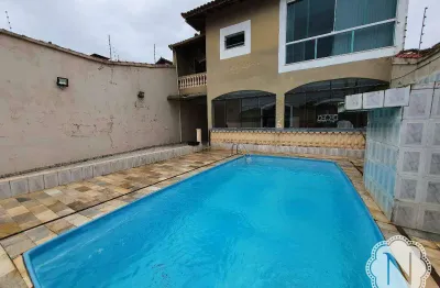 Sobrado à venda com 6 quartos no bairro nova itanhaém (praia)