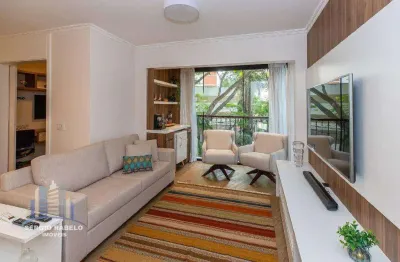Apartamento com 3 dormitórios à venda, 110 m² por r$ 1.490. - moema - são paulo/sp