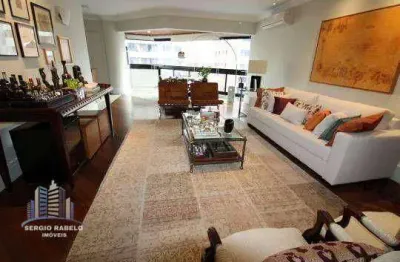 Apartamento com 4 dormitórios à venda, 190 m² por r$ 2.600.000 - moema - são paulo/sp