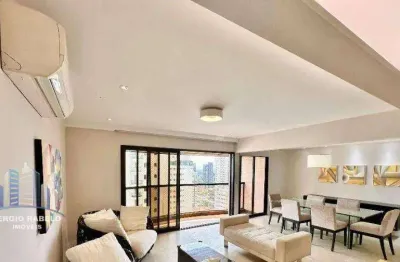 Apartamento com 3 dormitórios à venda, 150 m² por r$ 2.590.000 - moema - são paulo/sp