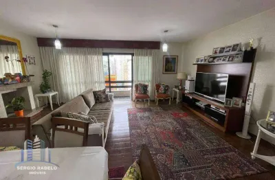 Apartamento com 4 dormitórios à venda, 200 m² por r$ 2.200.000 - moema - são paulo/sp
