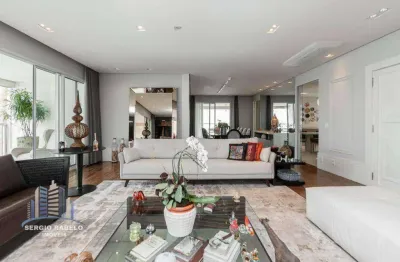 Apartamento com 4 dormitórios à venda, 385 m² por r$ 8.200.000 - campo belo - são paulo/sp