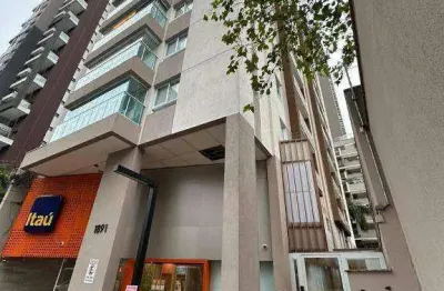 Apartamento com 1 dormitório para alugar, 33 m² por r$ 4.585/mês - moema - são paulo/sp