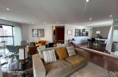 Apartamento com 4 dormitórios à venda, 260 m² por r$ 4.500.000 - moema - são paulo/sp