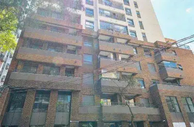 Apartamento com 1 dormitório para alugar, 29 m² por r$ 3.800/mês + condomínio e iptu - indianópolis /sp