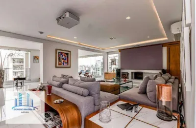 Apartamento com 4 dormitórios, 370 m² - venda por r$ 7.200.000,00 ou aluguel por r$ 57.400,11/mês - campo belo - são paulo/sp