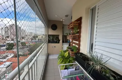 Apartamento à venda em santo andré, campestre, com 3 quartos, 77m² 1 suíte, 2 vagas, sacada com churraqueira. lazer completo.