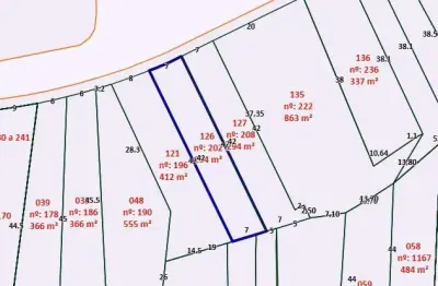 Terreno residencial para venda em vila eldízia, 294m²