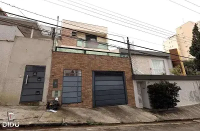 Sobrado à venda em santo andré, campestre, com 3 quartos, 174m²