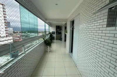 Apartamento à venda, no condomínio guilhermina ii,  em praia grande, guilhermina, com 3 quartos, sendo 1 suíte e 2 vagas. , 110m²
