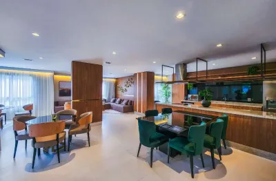 Apartamento tipo indisponível em city américa com 2 quartos, sendo 2 suítes, 86m²