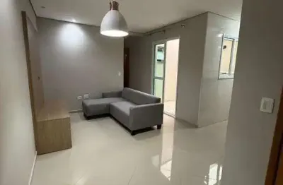 Apartamento tipo sem condomínio para alugar em santo andré na vila eldizia, com 2 dormitórios, 1 suíte, 1 vaga,  semi- mobiliado.