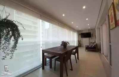 Apartamento maravilhso à venda em são caetano do sul, ao lado do shopping, com 3 quartos, 3 suítes, 2 vagas., 135m². sacada com churrasqueira.