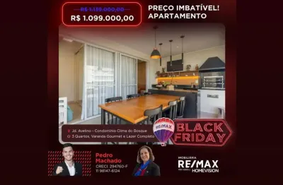Apartamento tipo para venda em jardim independência com 3 quartos, sendo 1 suíte, 96m²