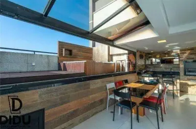 Não perca essa chance incrível de adquirir uma cobertura duplex dos sonhos no morumbi, com 263 m² , 4 dormitórios, 4 suítes, 3 vagas de garagem